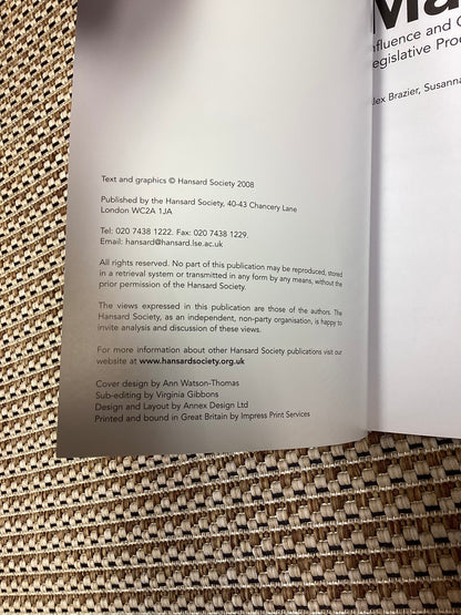 Law in the Making by Alex Brazier et al. (2008)