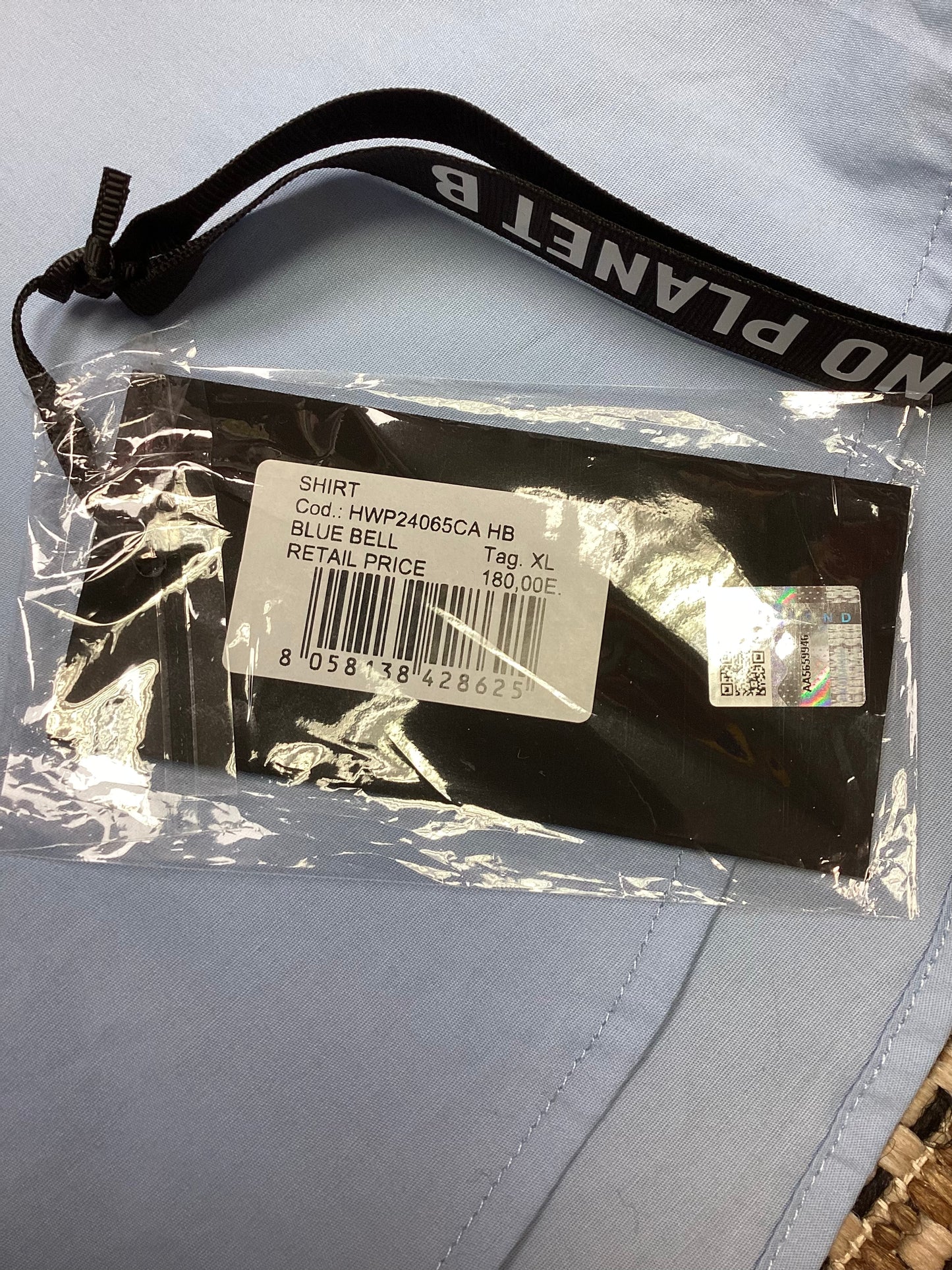 BNWT John Richmond Blue Cotton Shirt Size XL