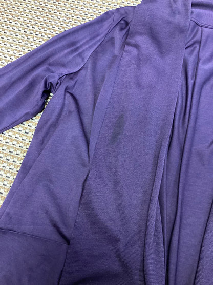Jaeger Purple Silk Cardigan Size L
