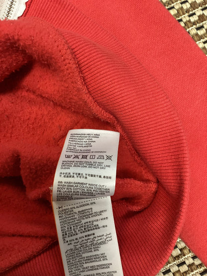 Superdry Red Zip-Up Hoodie Size 10