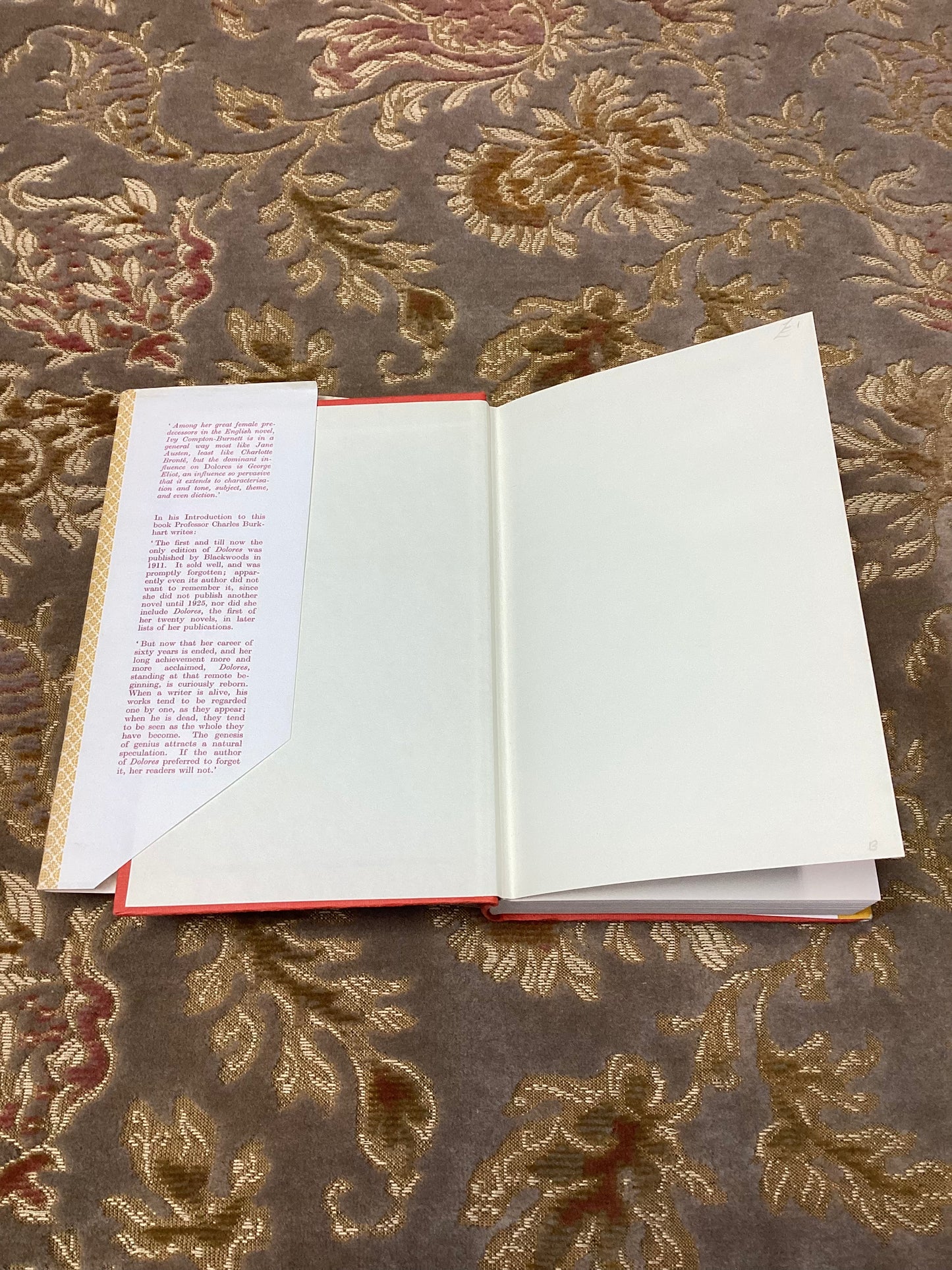 Dolores by Ivy Compton-Burnett (1971)