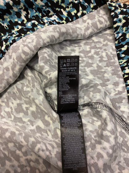 Marks and Spencer Blue Patterned Maxi Dress Size 18