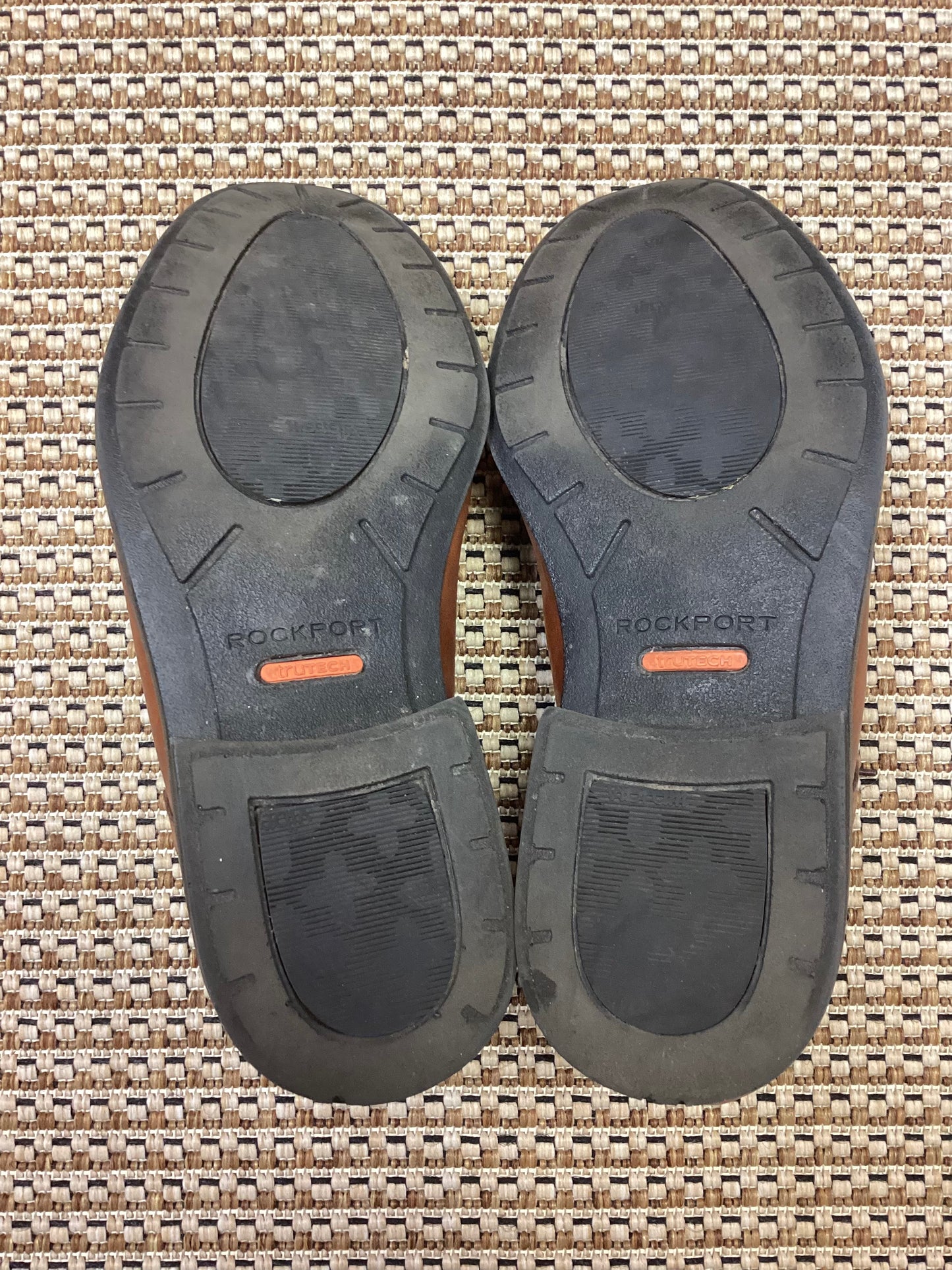 Rockport Brown Leather Lace-Up Boots Size 8