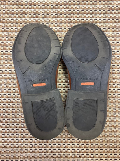 Rockport Brown Leather Lace-Up Boots Size 8