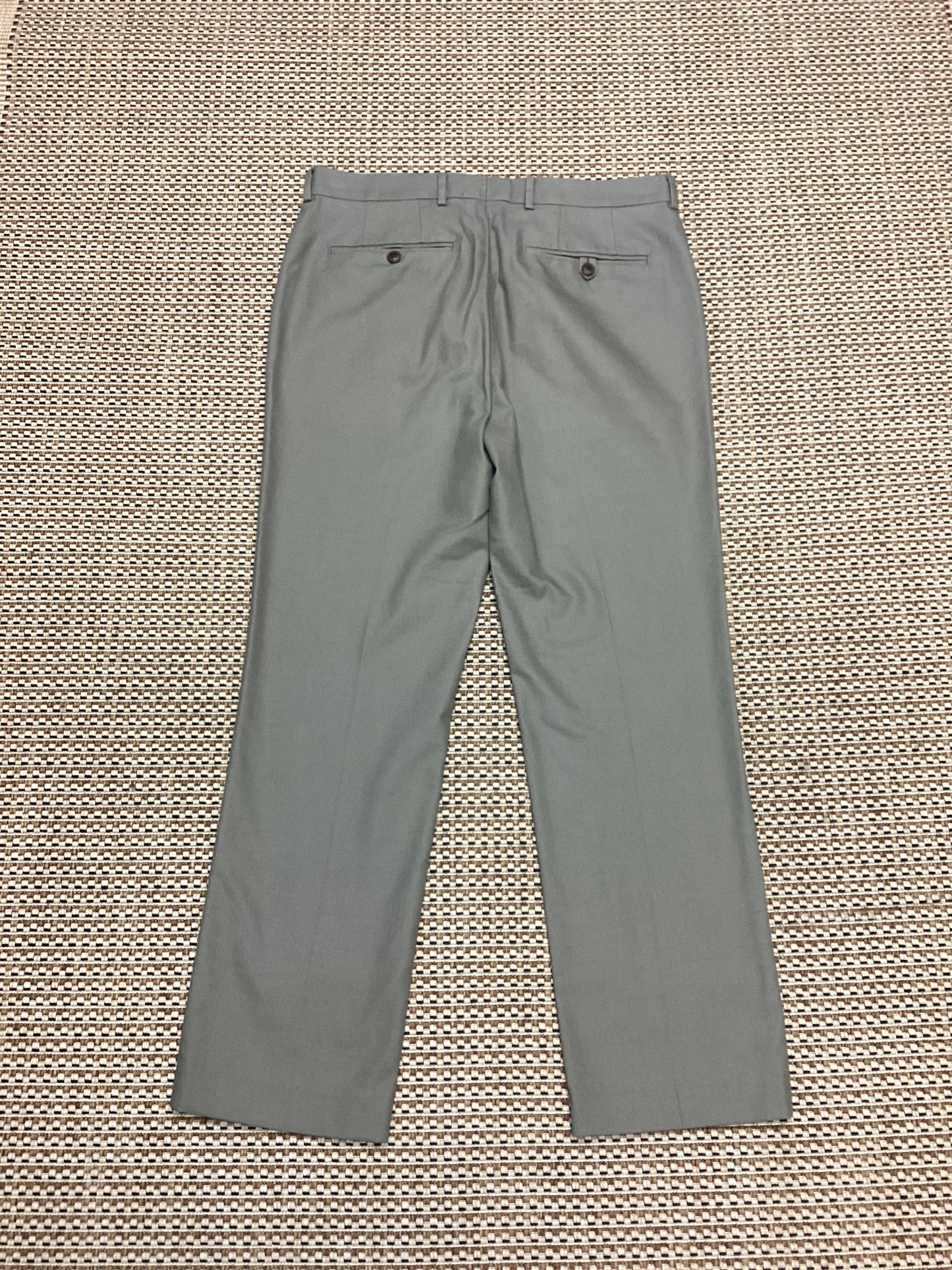 Charles Tyrwhitt Greige Cotton Trousers Size M