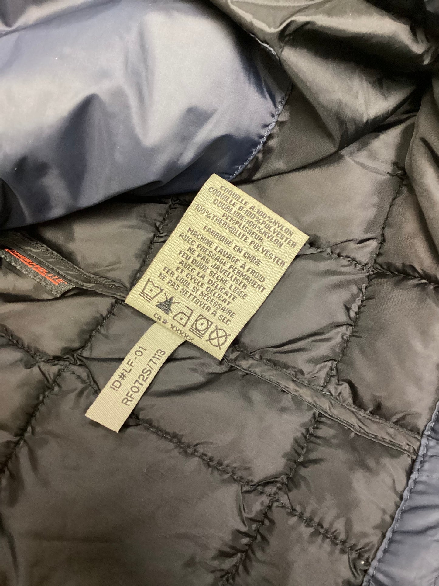 Rainforest Navy Blue Puffer Jacket Size M