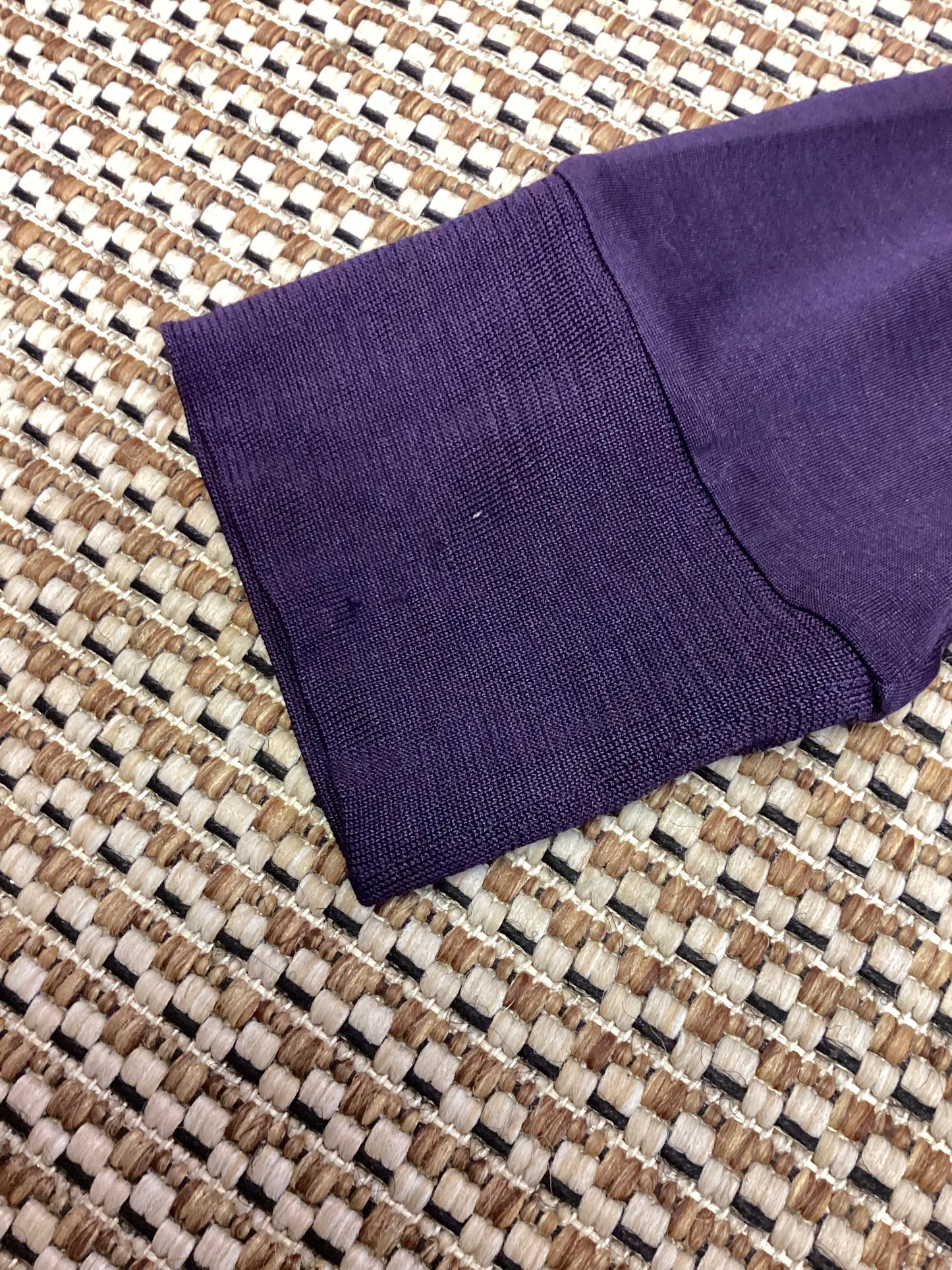 Jaeger Purple Silk Cardigan Size L