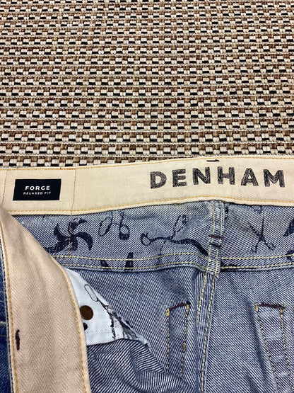 Denham Mid-Wash Blue 'Forge' Jeans Size M