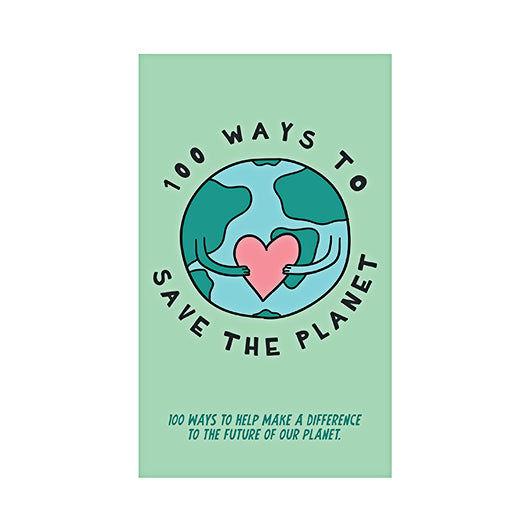 A pack of cards against a white background. The pack is green with a cartoon illustration of the earth on it holding a heart.