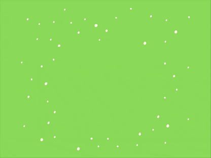 A green background with white animated hearts appearing alongside text: 'Get Well Soon'.