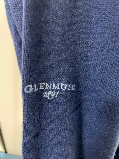 Glenmuir Blue Wool Blend Jumper Large