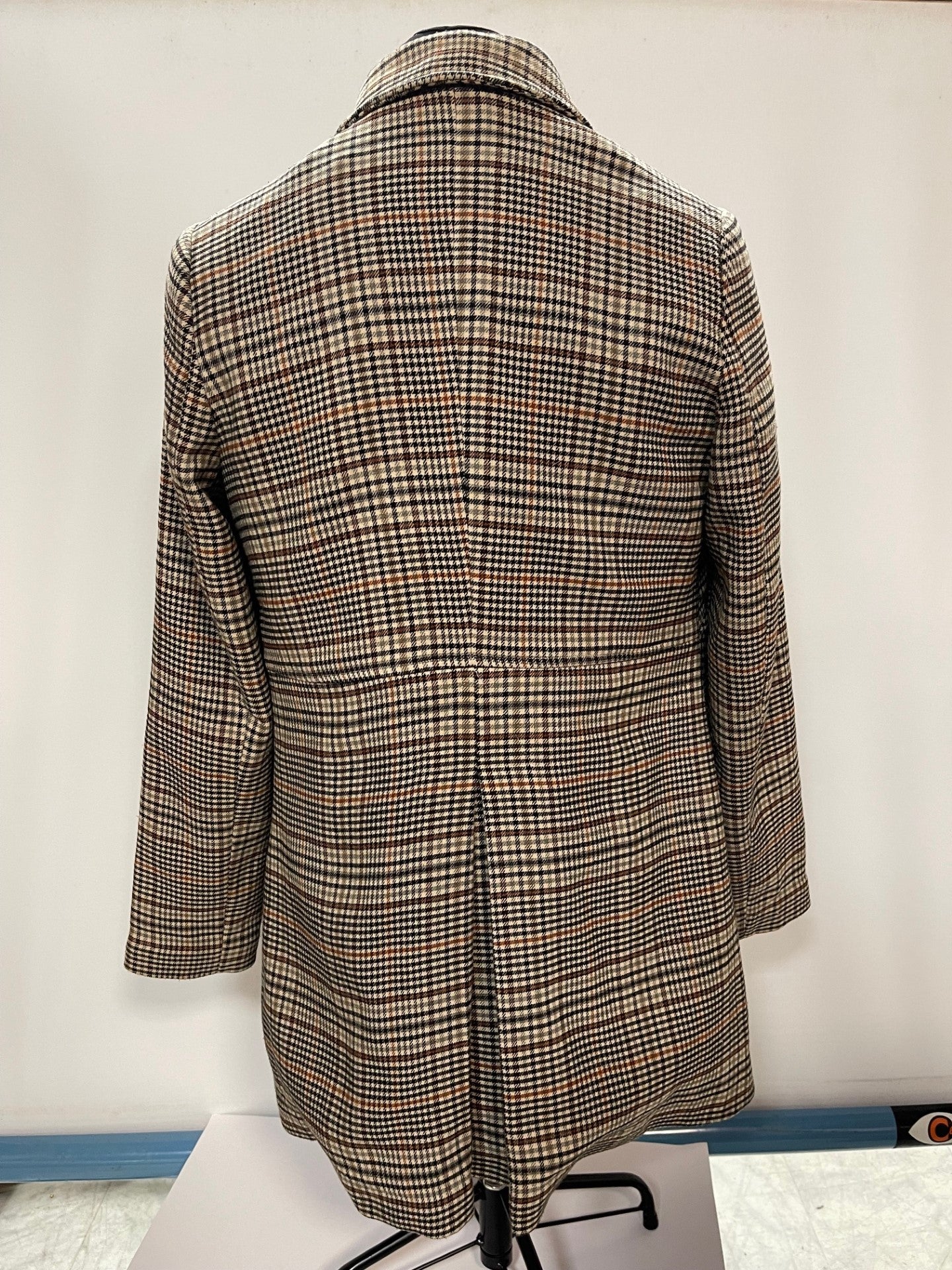 H&m 2025 plaid coat