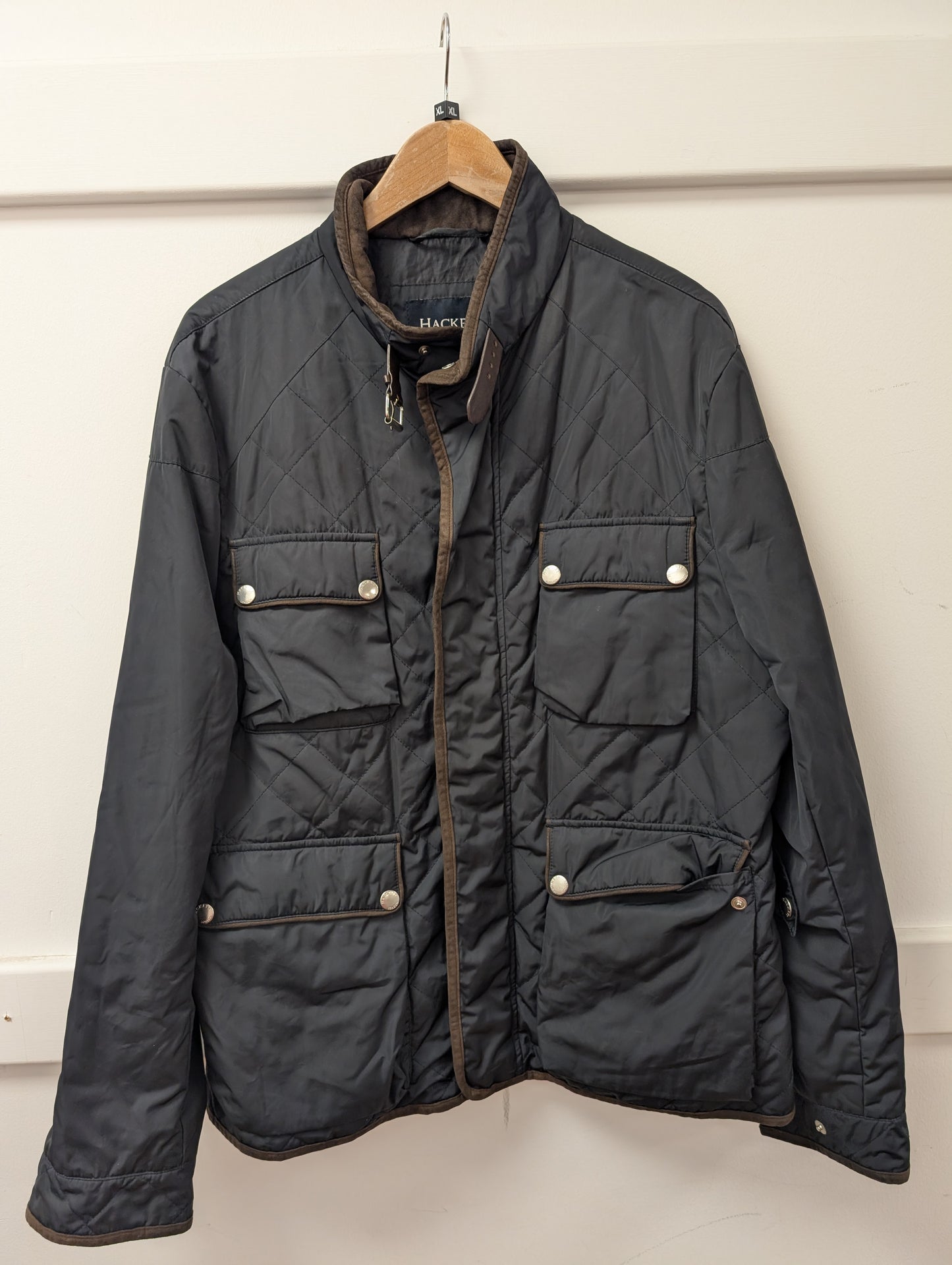 Hackett London Black Jacket Size XL