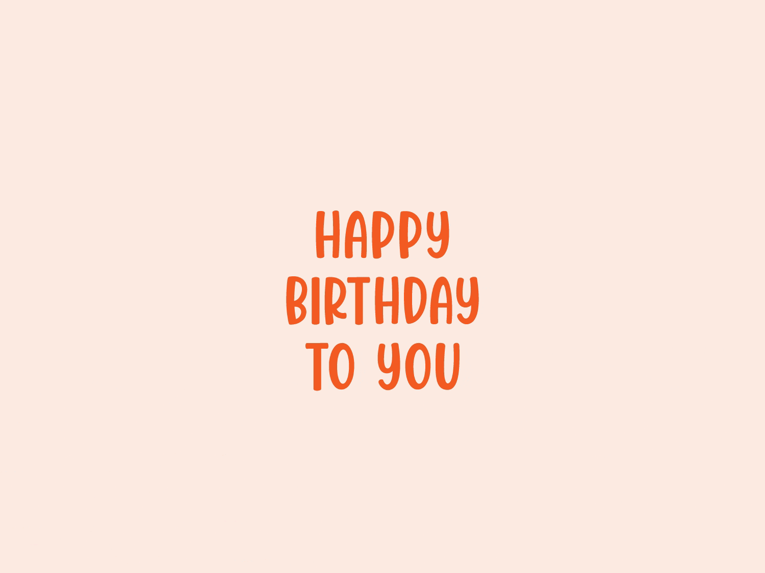 Birthday flowers GIF reads 'Happy Birthday to You'