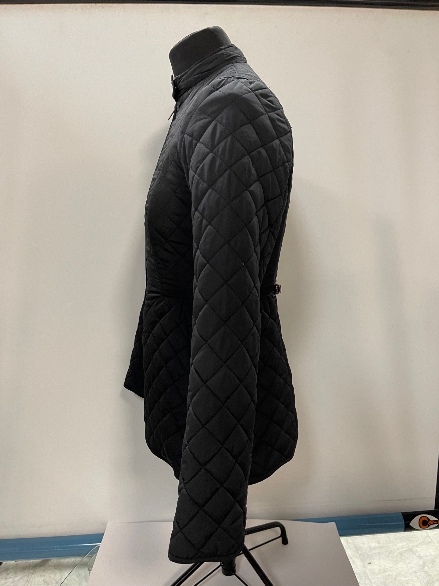 Hobbs Black Quilted Jacket Size 10