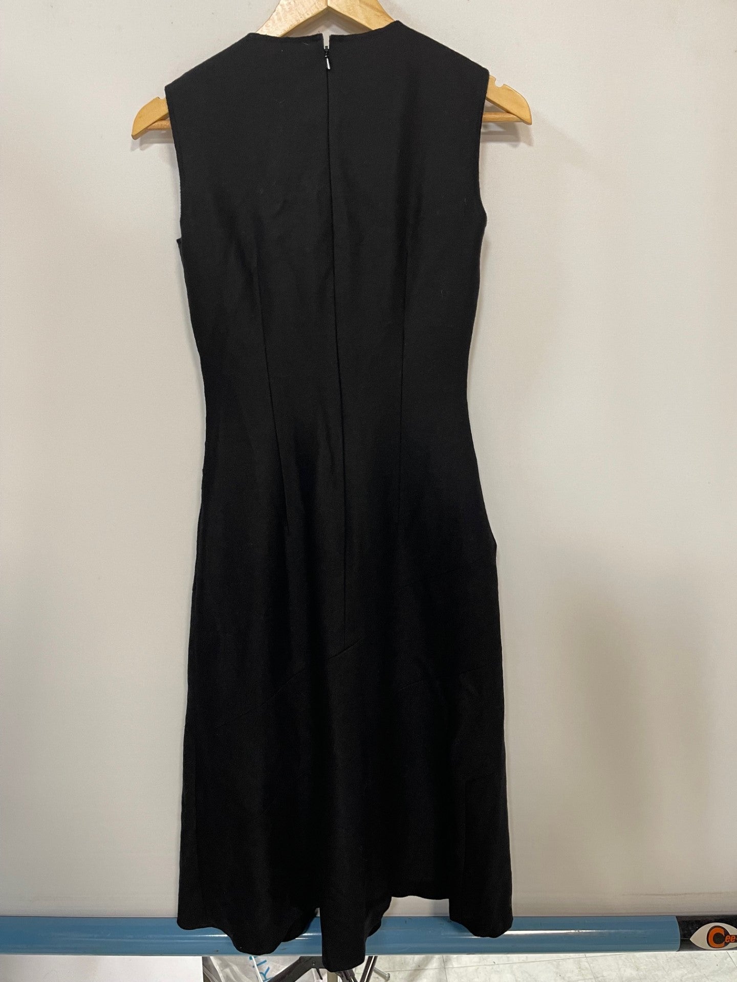 Hobbs Black Wool Blend Dress Size 8