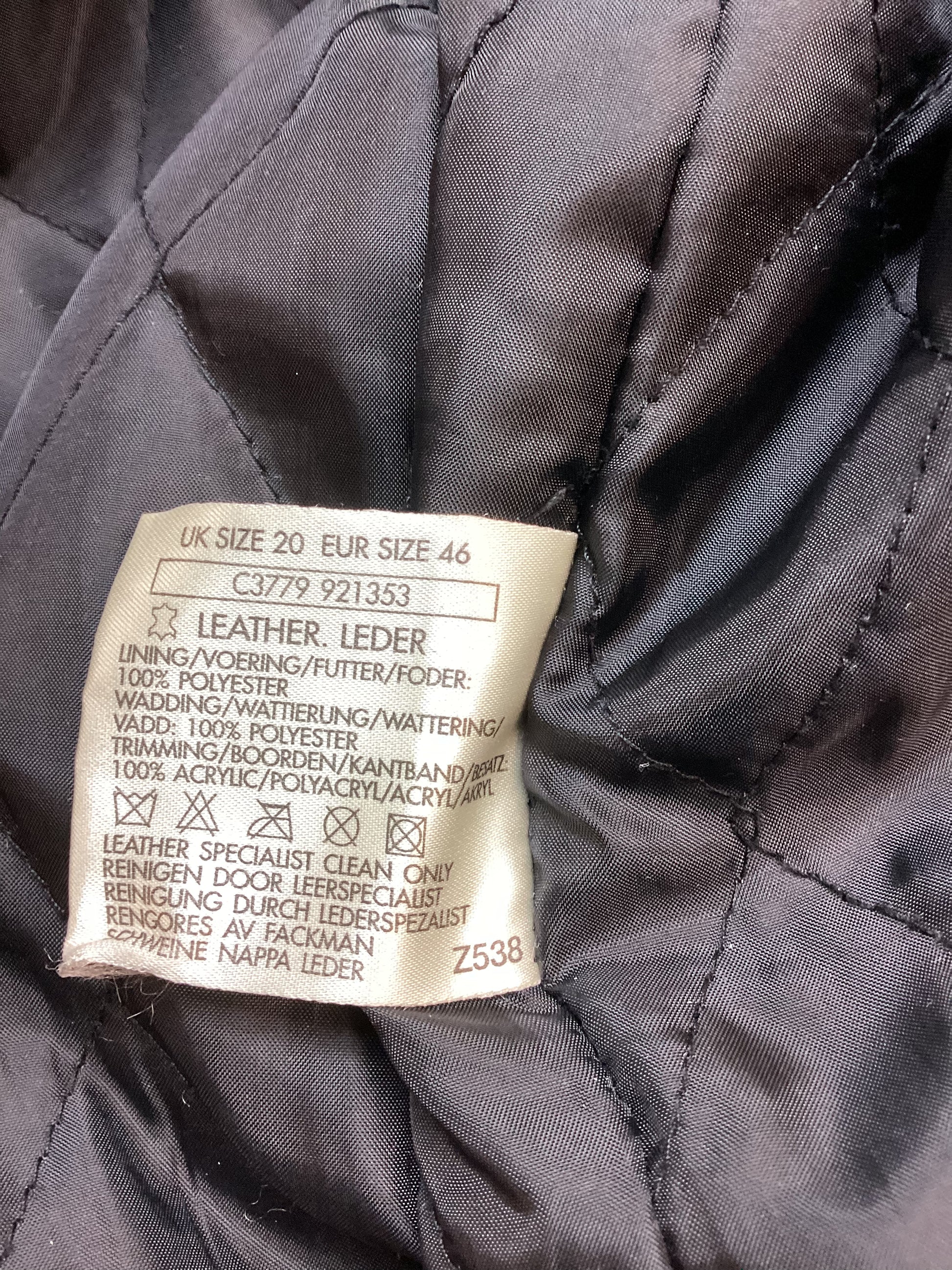 Size 2025 46 coat