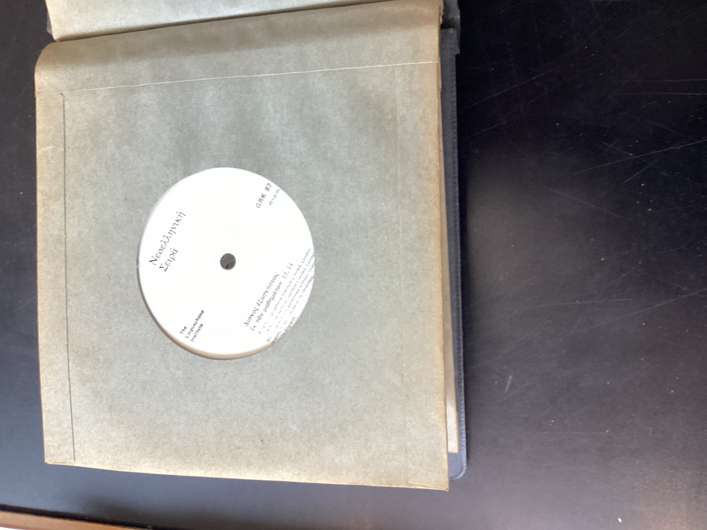 Greek Lingauphone Briefcase and Case Discs 1-50 and 83-91