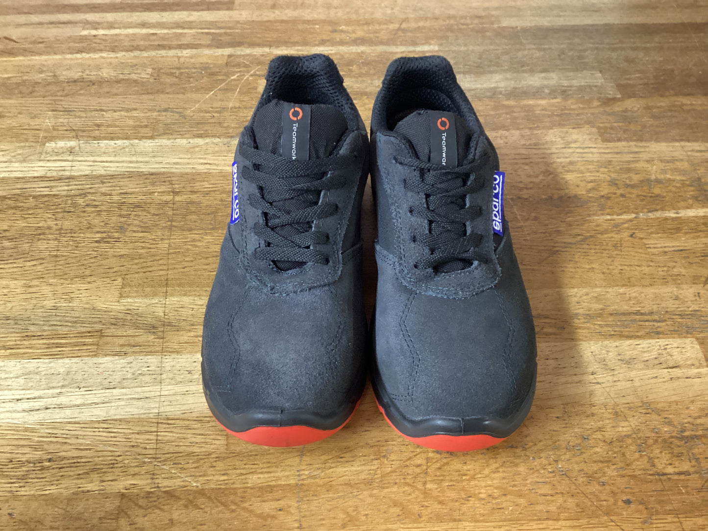 Sparco Challenge Safety Footwear, Black Trainer Shoes, UK4.5/EU 37