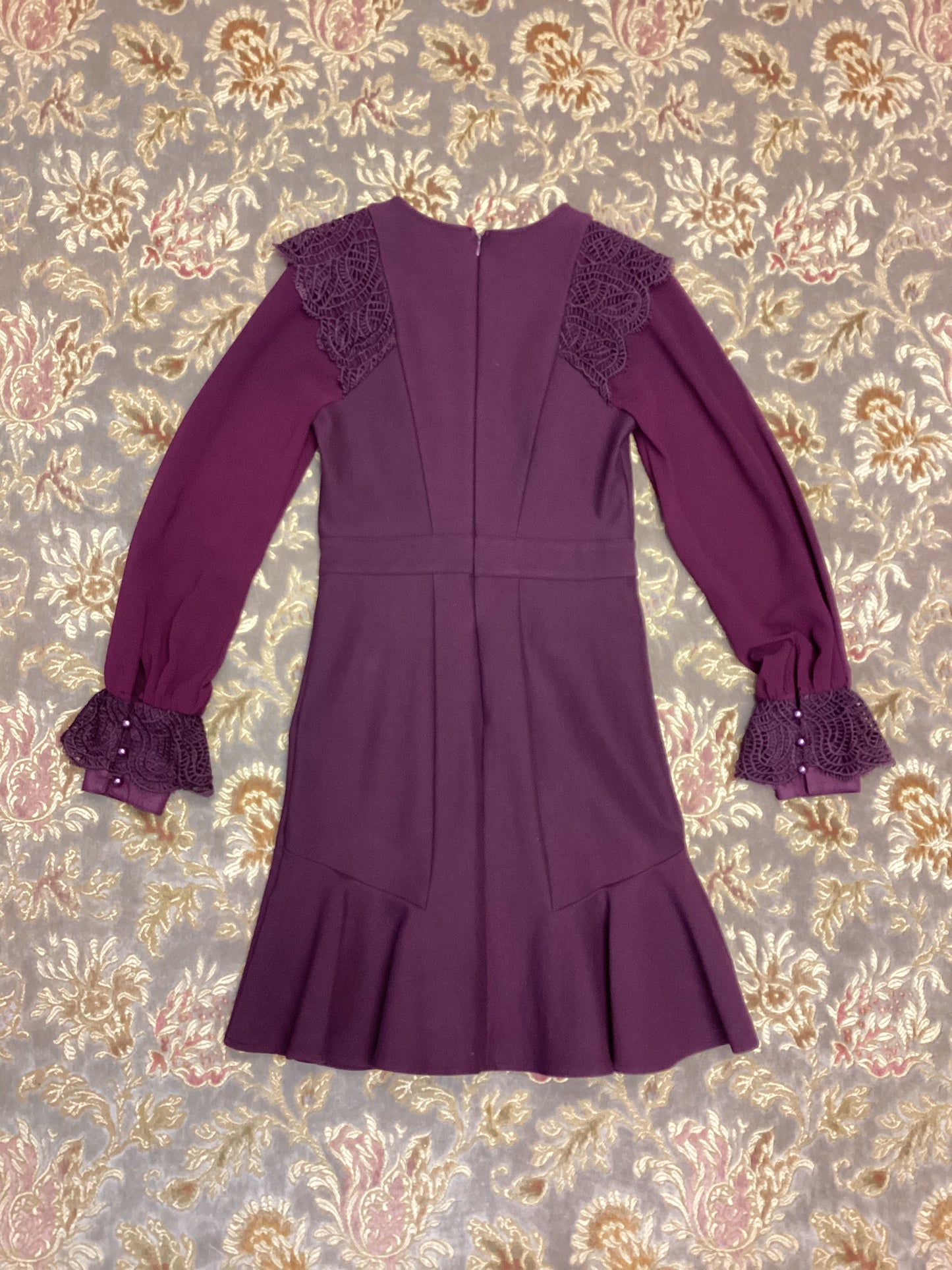 Karen Millen Burgundy Dress Size 8