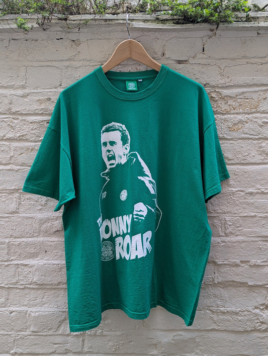 Celtic Football Club Men’s Green Cotton Football T-Shirt Size XXL Good Condition