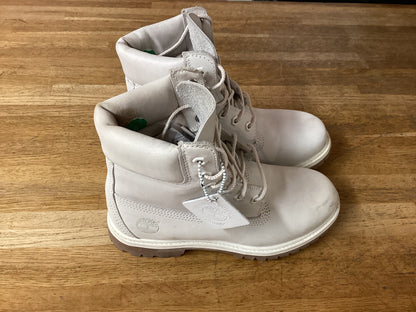 Timberland Ankle Boots - White Leather, UK 4