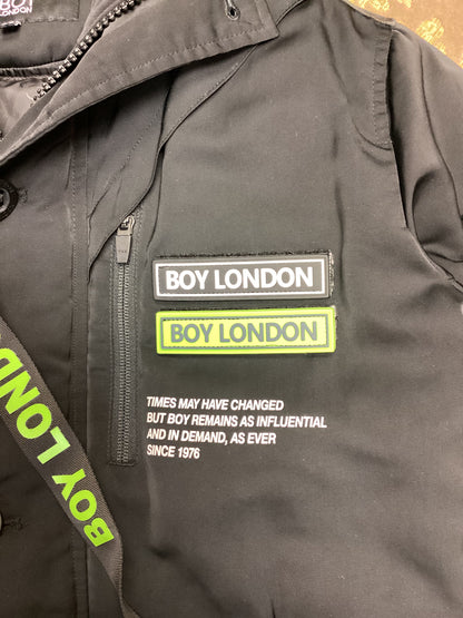 Boy London Black Duck Down Raincoat Size XS