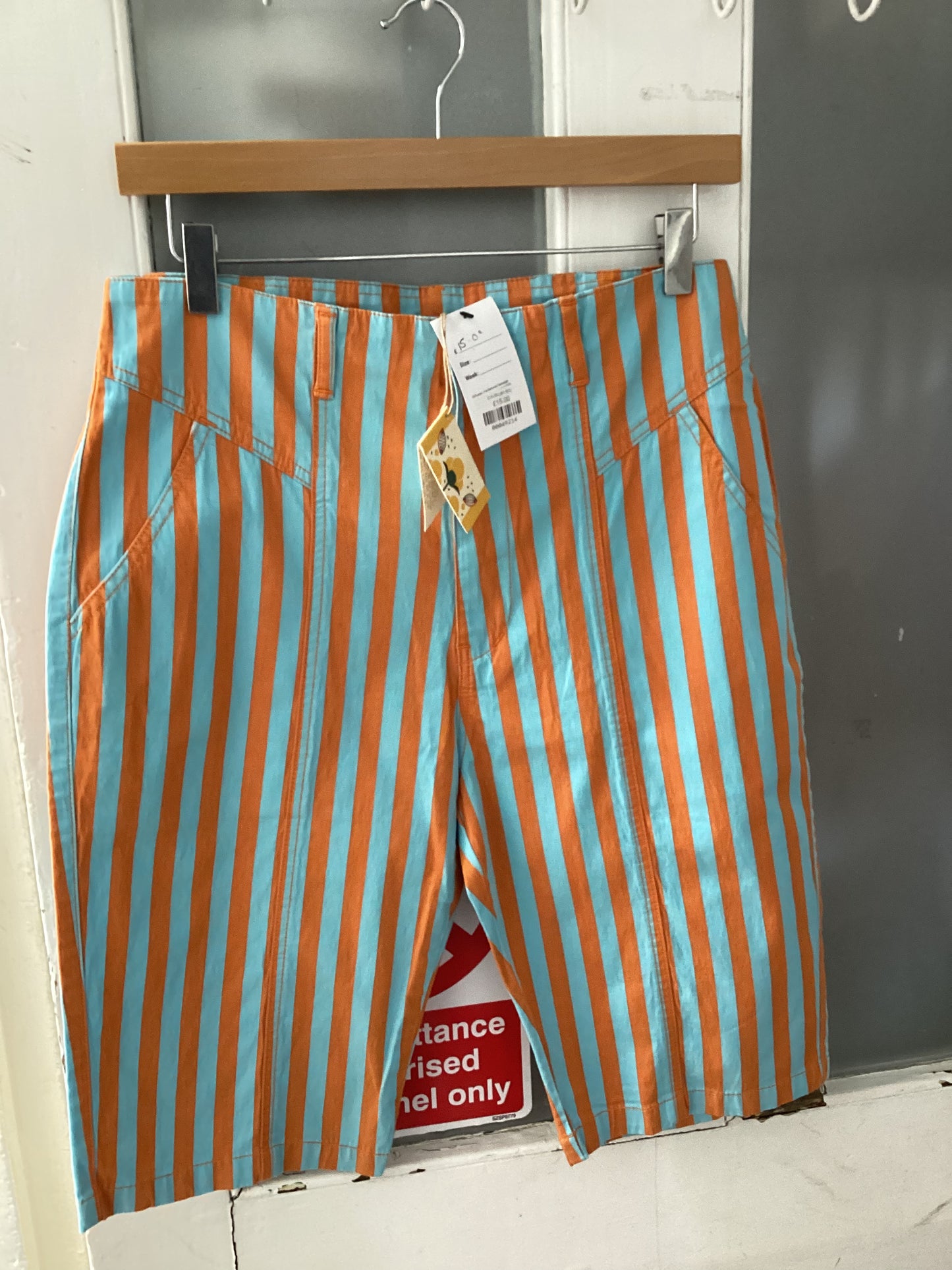 Lucy and Yak  Stripe shorts 28 Waist