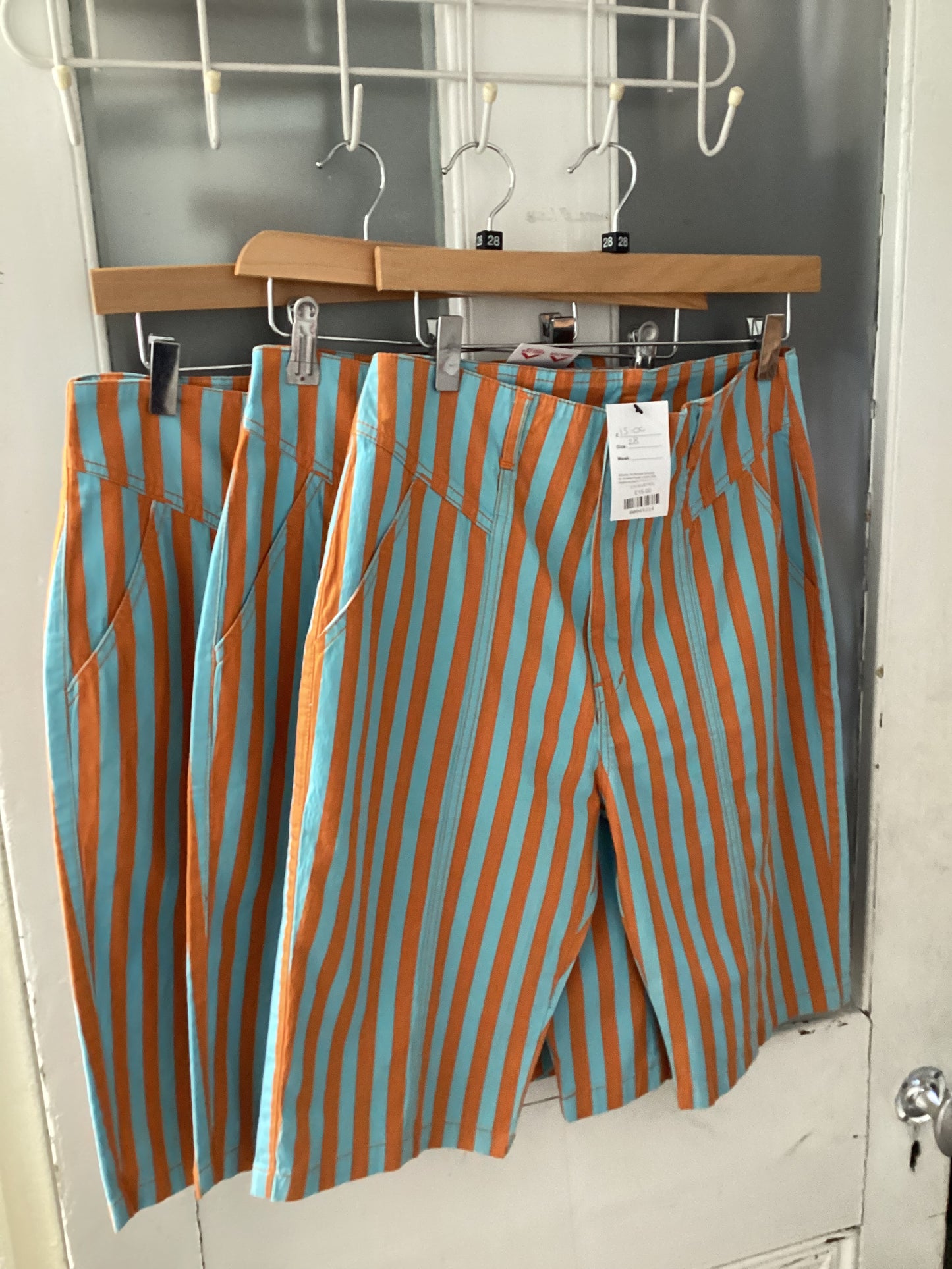 Lucy and Yak  Stripe shorts 28 Waist