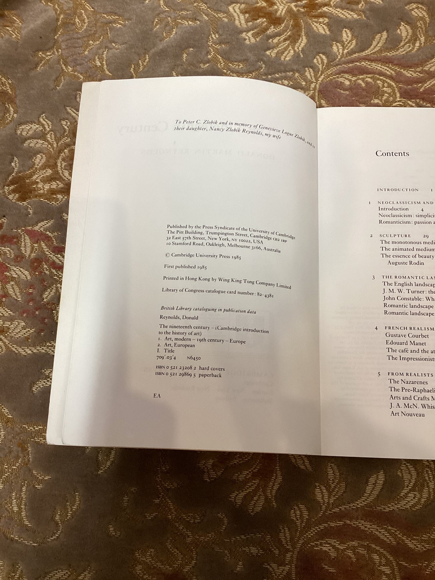 The Nineteenth Century: Cambridge Introduction to the History of Art by Donald Reynolds (1985)