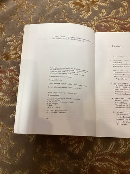 The Nineteenth Century: Cambridge Introduction to the History of Art by Donald Reynolds (1985)