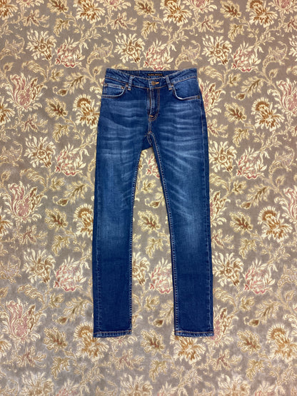 Nudie Jeans Co Mid Wash Blue Skinny Jeans Size S