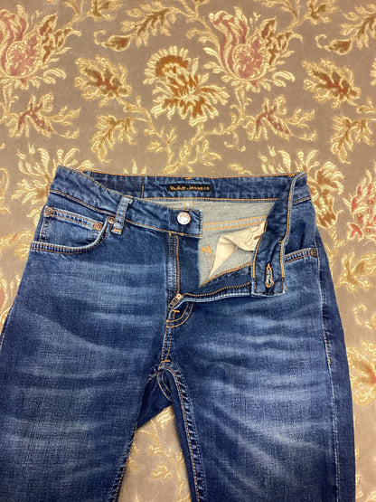 Nudie Jeans Co Mid Wash Blue Skinny Jeans Size S