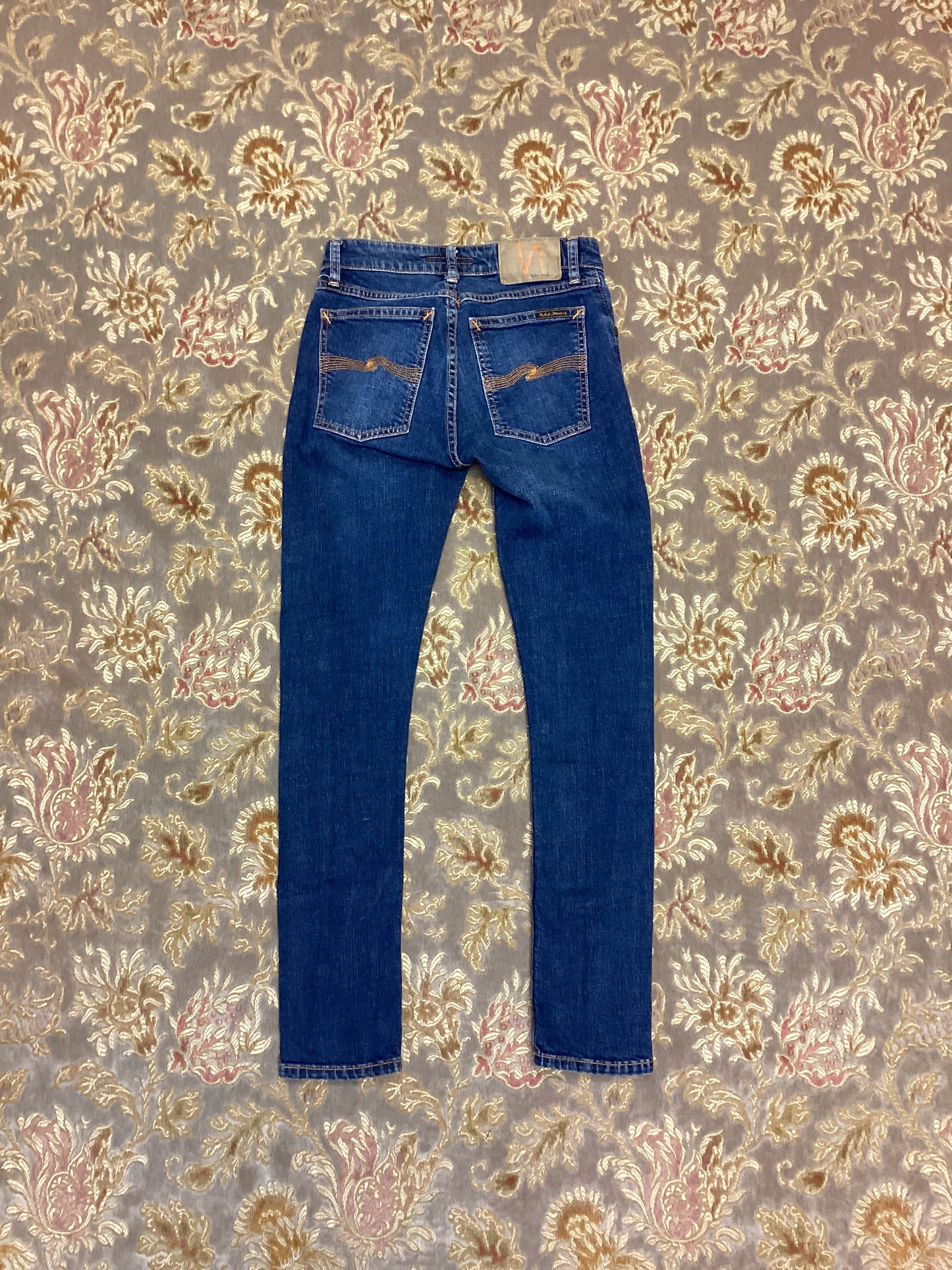 Nudie Jeans Co Mid Wash Blue Skinny Jeans Size S