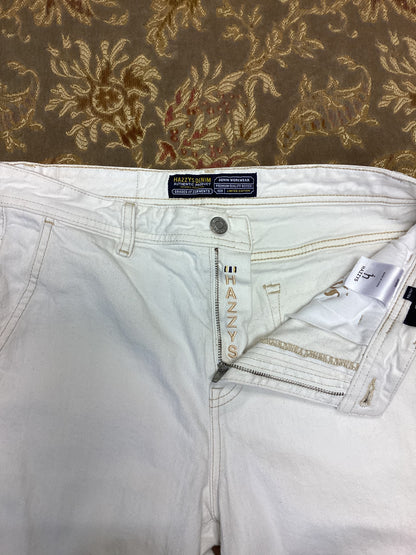 Hazzys Denim White Boy Fit Jeans Size M