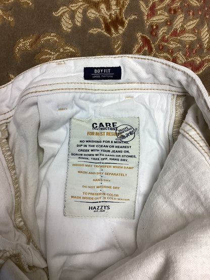 Hazzys Denim White Boy Fit Jeans Size M