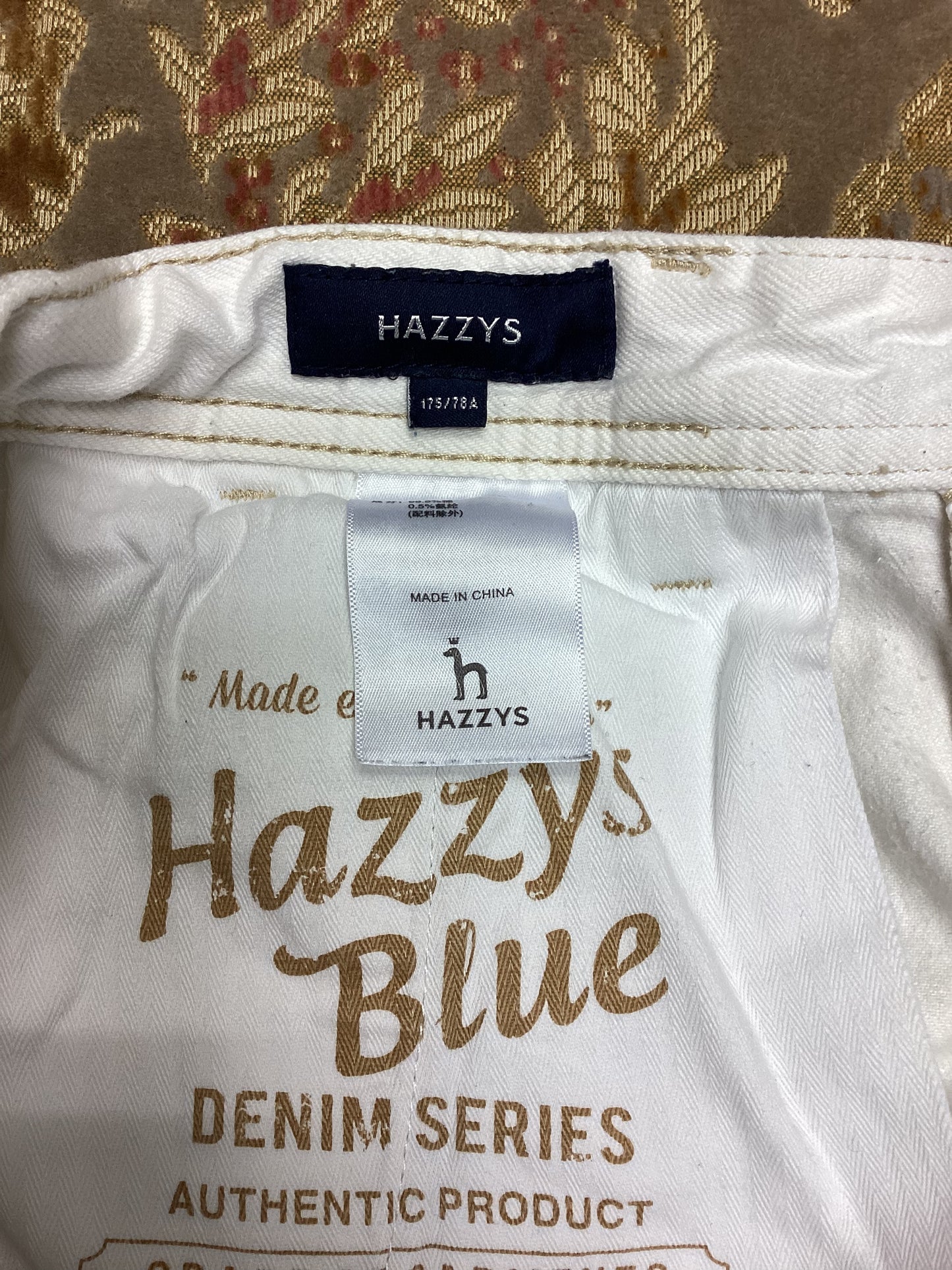 Hazzys Denim White Boy Fit Jeans Size M