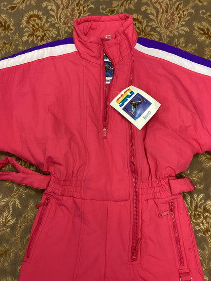 Rodeo Pink Ski Suit Size S