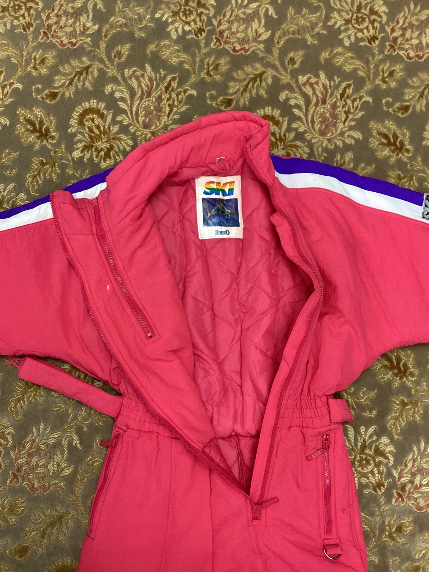 Rodeo Pink Ski Suit Size S