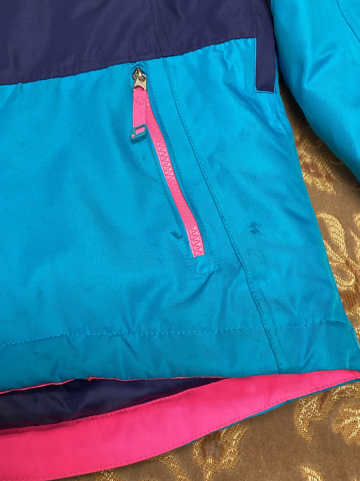 Nevica Pink & Blue Children's Ski Jacket Age 11-12 Years