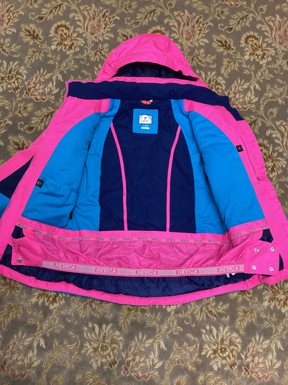 Nevica Pink & Blue Children's Ski Jacket Age 11-12 Years