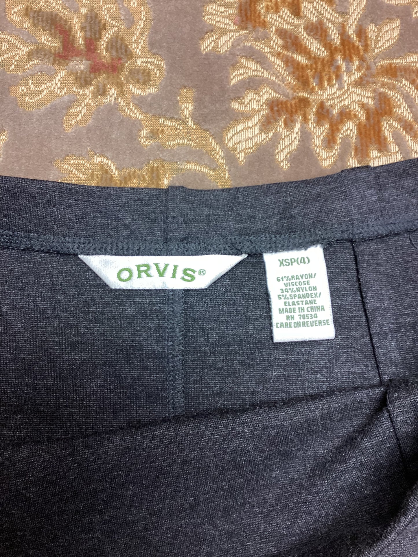 Orvis Grey Pencil Skirt Size XS