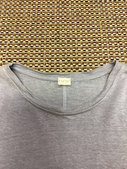 Poetry Blue Linen Knit Top Size 12
