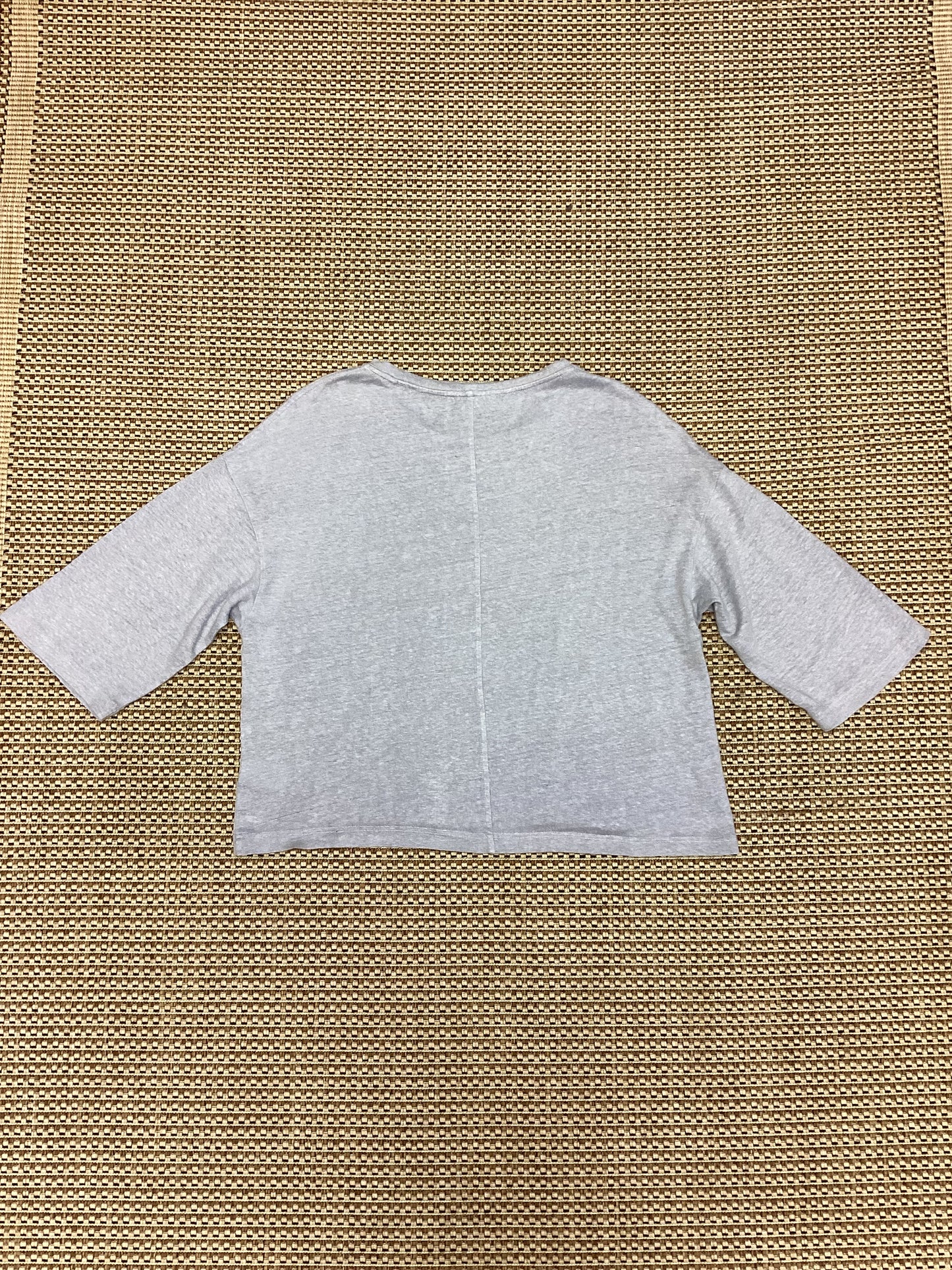 Poetry Blue Linen Knit Top Size 12
