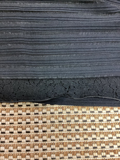 Max Mara Black Textured T shirt Size M