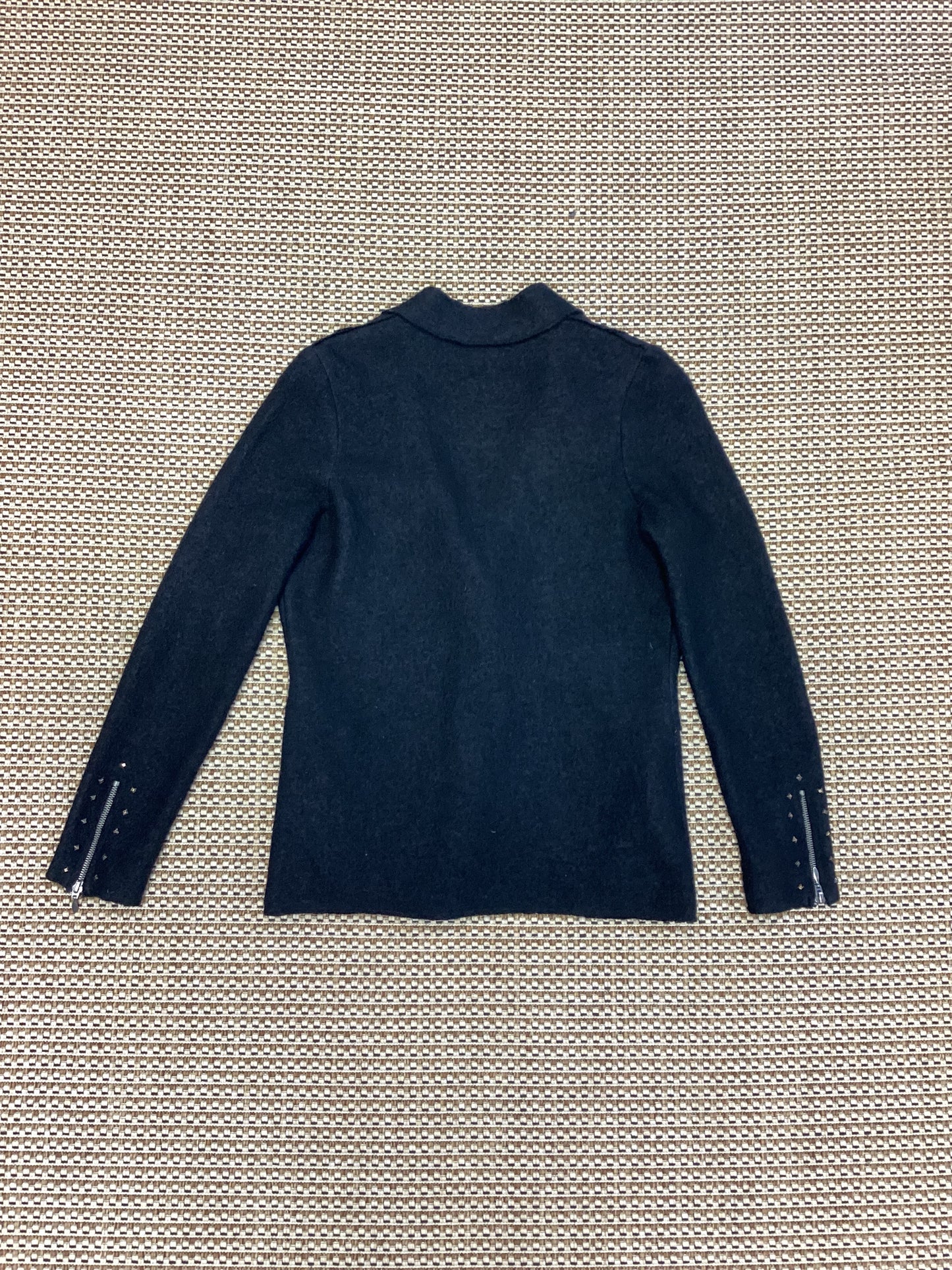 Marks and Spencer Black Wool-Blend Cardigan Size 10