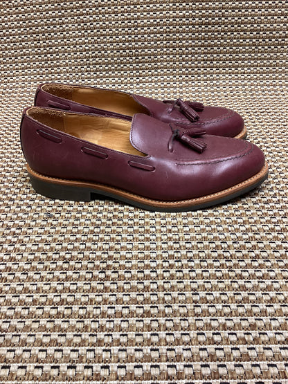 Oliver Spencer Burgundy Leather Loafers Size 10