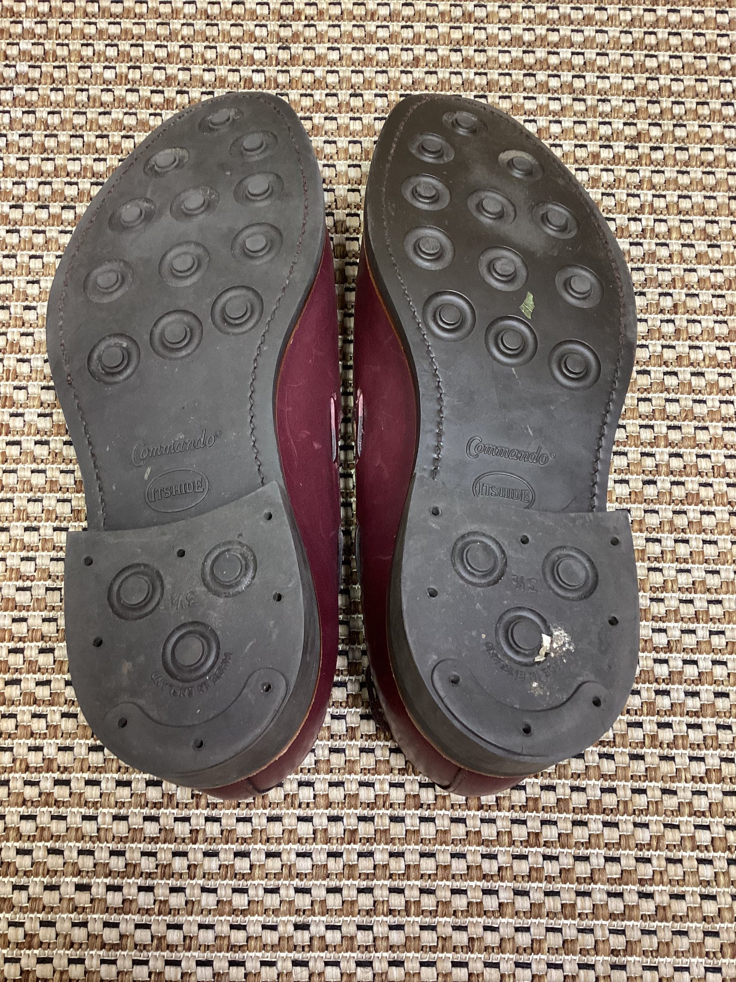 Oliver Spencer Burgundy Leather Loafers Size 10