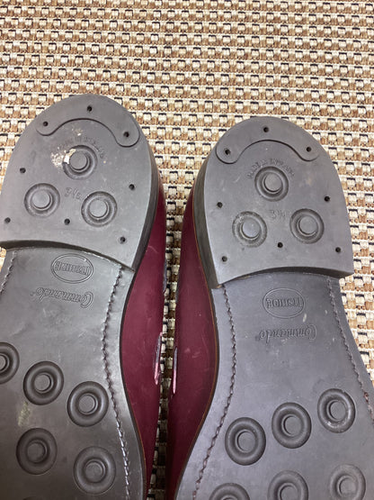 Oliver Spencer Burgundy Leather Loafers Size 10