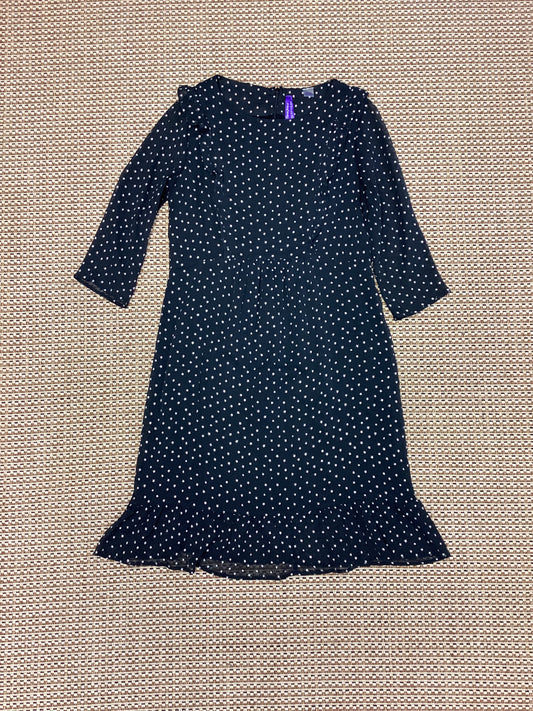 Seraphine Black & Silver Patterned Nursing Dress Size 10